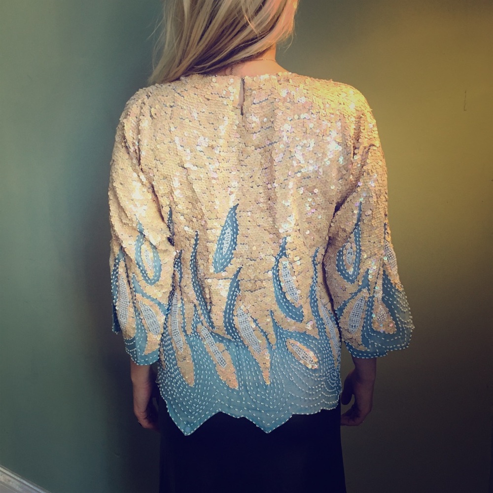 Sequin Blouse